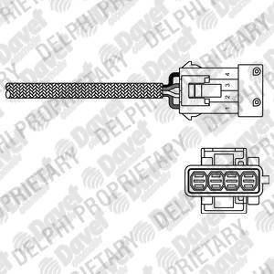 DELPHI ES10797-12B1 Oksijen Sensoru 307 406 407 2.0 16v (Orjinal)